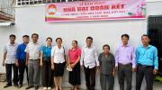 BAN CHỈ ĐẠO XOÁ NHÀ TẠM, NHÀ ĐỘT NÁT PHƯỜNG 3 TỔ CHỨC LỄ BÀN GIAO NHÀ
